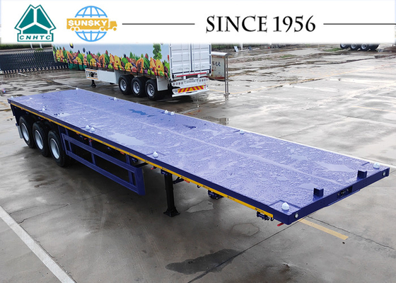 3 Axle Flatbed Semi Trailer Cargo Semi Trailer Bulk Carrier Semi Trailer