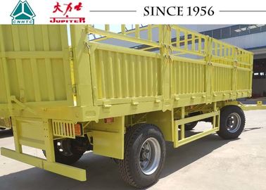 80000kg Gooseneck Flatbed Trailer 4 Axle High Fence