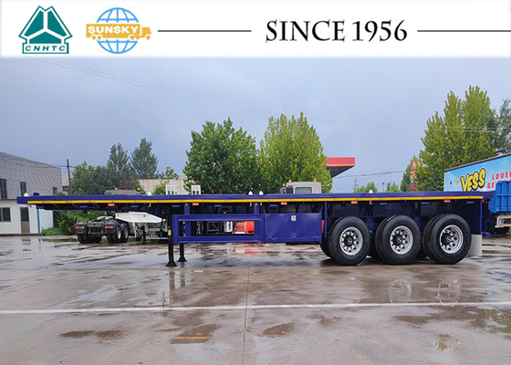 3 Axle Flatbed Semi Trailer Cargo Semi Trailer Bulk Carrier Semi Trailer