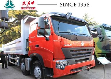 Heavy Duty HOWO Tipper Truck , 12 Wheeler Dump Truck 40 Tons For Construction